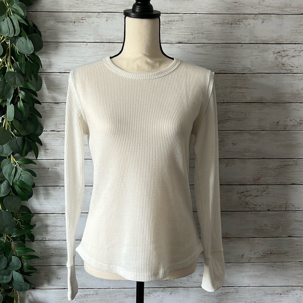 Waffle, Thermal Top with Thumb Holes